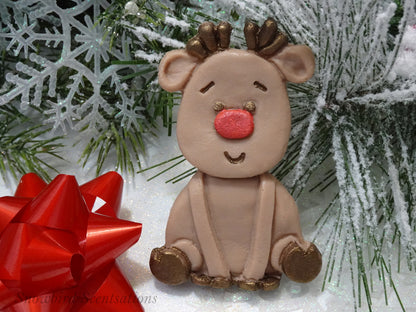 Santa, Reindeer, or Snowman Soap (Solid or Painted)