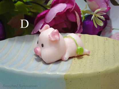 Pig with Purse Soap - Assortment of 4 (Painted)
