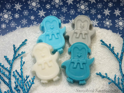 Penguin with Earmuffs or Toboggan (Solid or Painted)