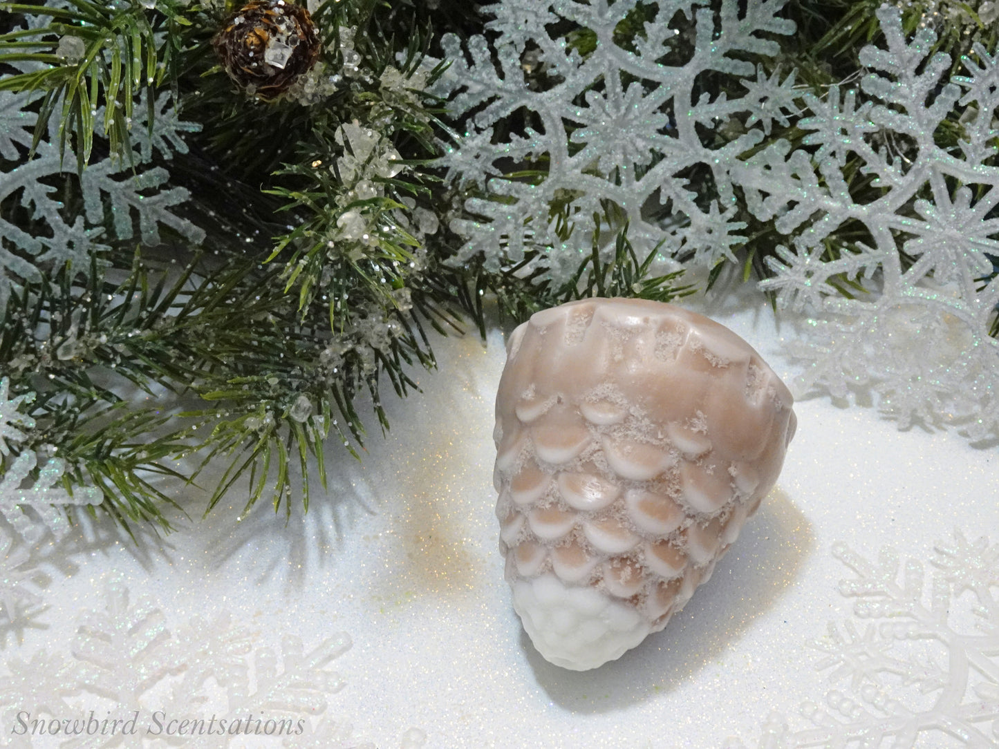 Pinecone (Solid, "Snow Covered", or Painted)