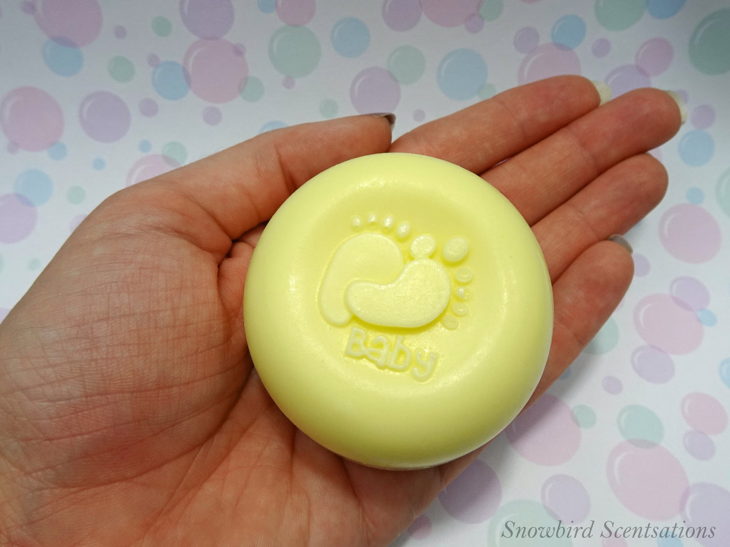 Footprints & "Baby" Disc Soap (Solid)