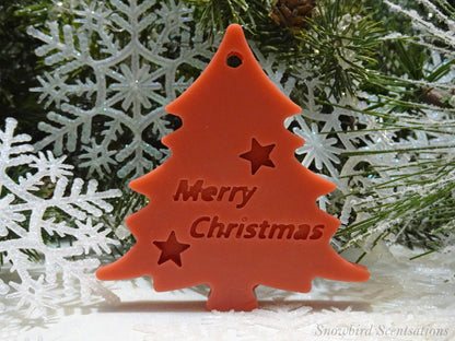 Christmas Tree with "Merry Christmas" (Solid)