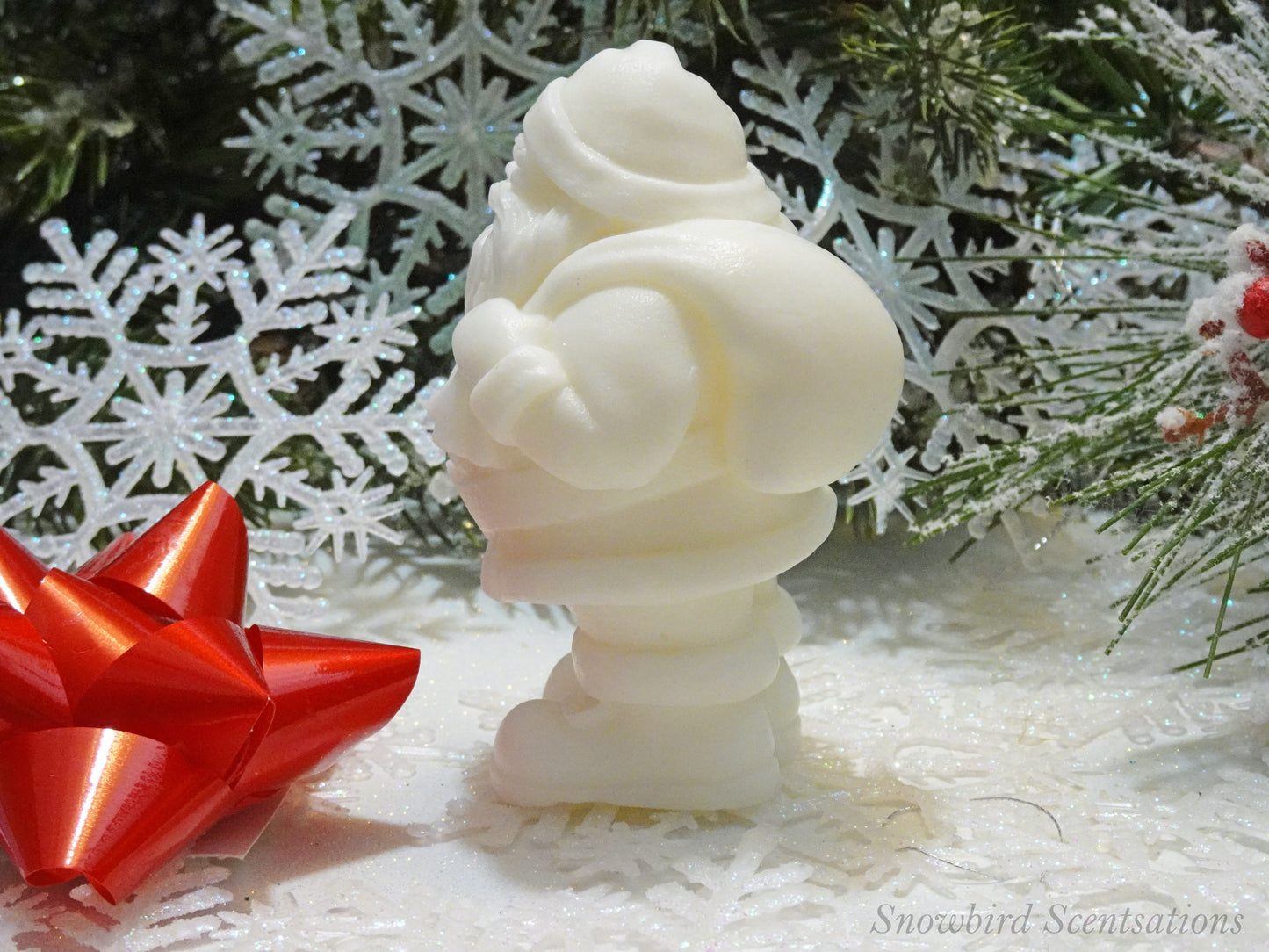 Santa with Bag on His Back (Solid or Painted)