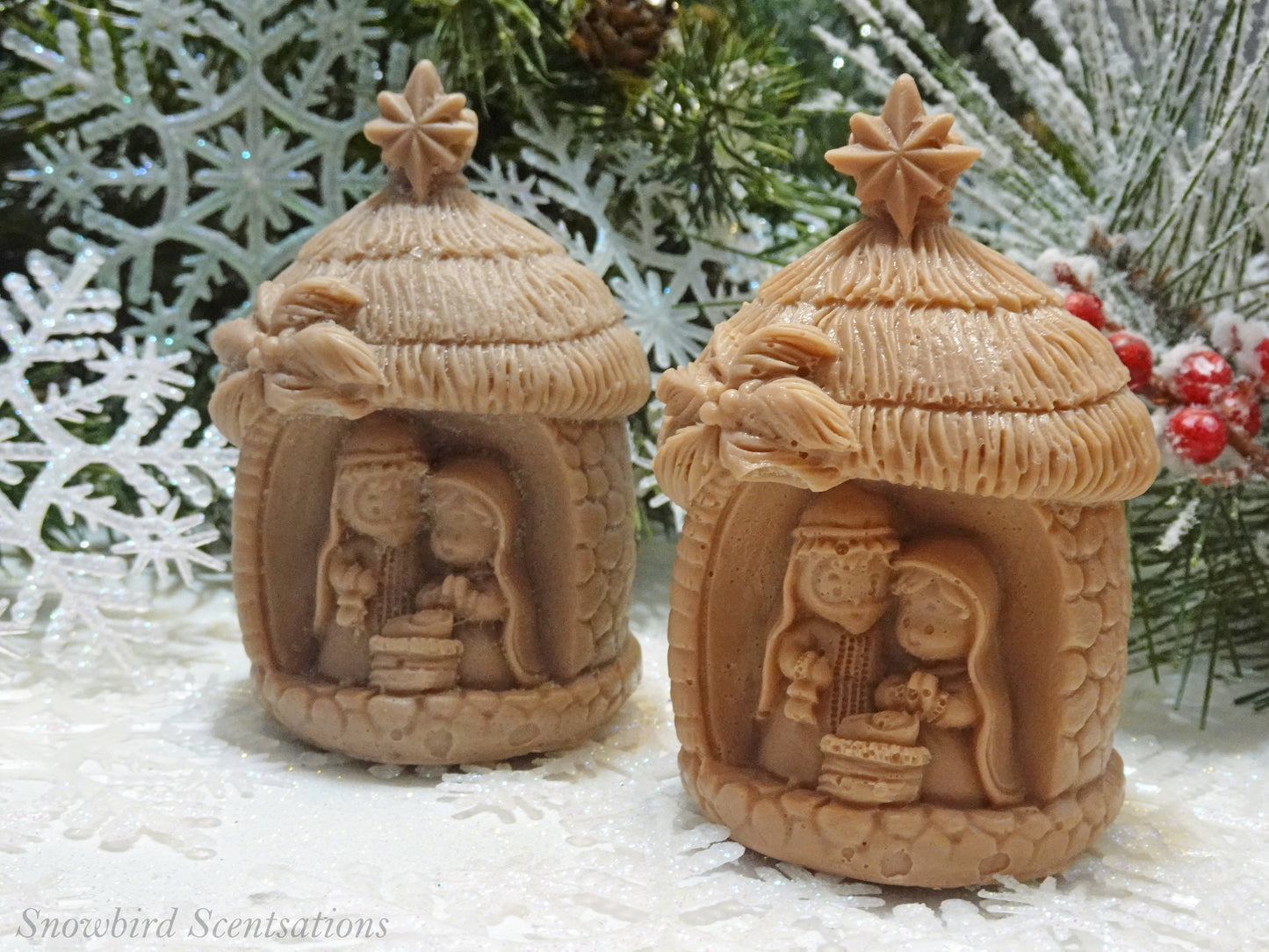 Christmas Starburst Manger Scene (Solid or Painted)