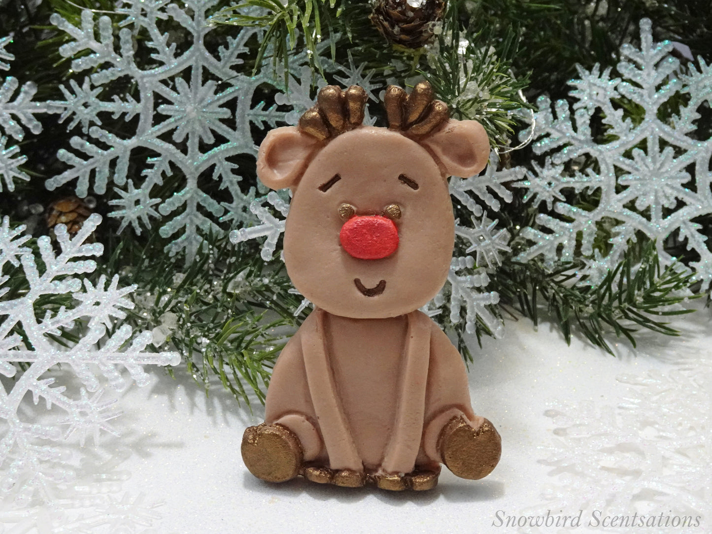 Santa, Reindeer, or Snowman Soap (Solid or Painted)