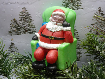 Sleeping Santa in Chair (Solid or Painted)