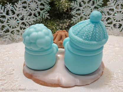 Snowmen By A Campfire Set (Solid or Painted)