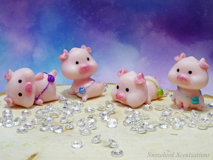 Pig with Purse Soap - Assortment of 4 (Painted)