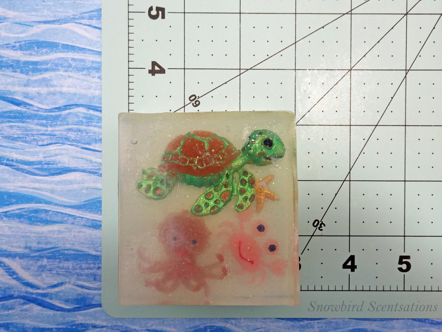 Ocean Embed: Turtle, Octopus, & Crab
