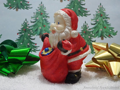 Santa with Bag in Front (Solid or Painted)