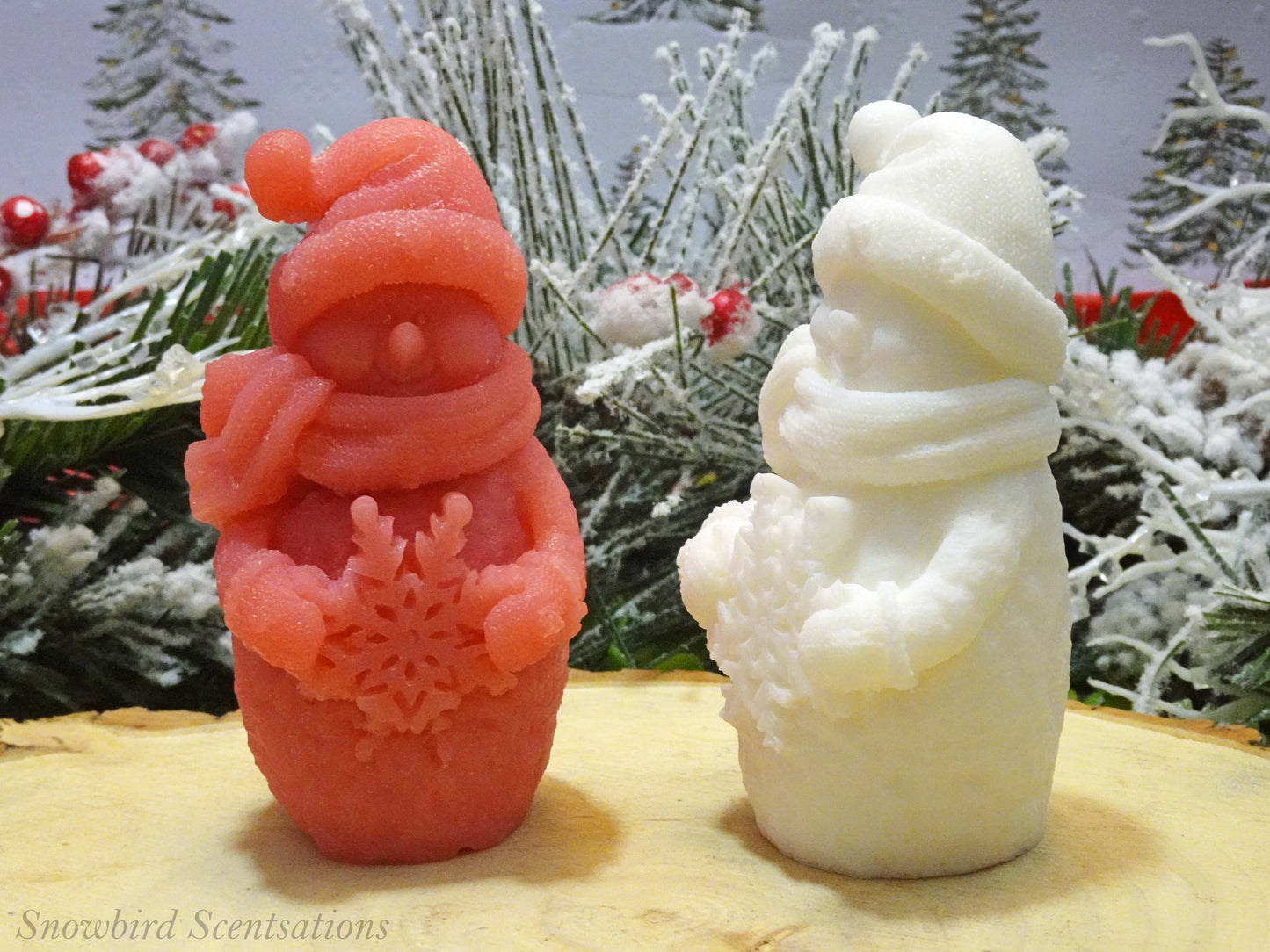 Snowman with Snowflake (Solid or Painted)