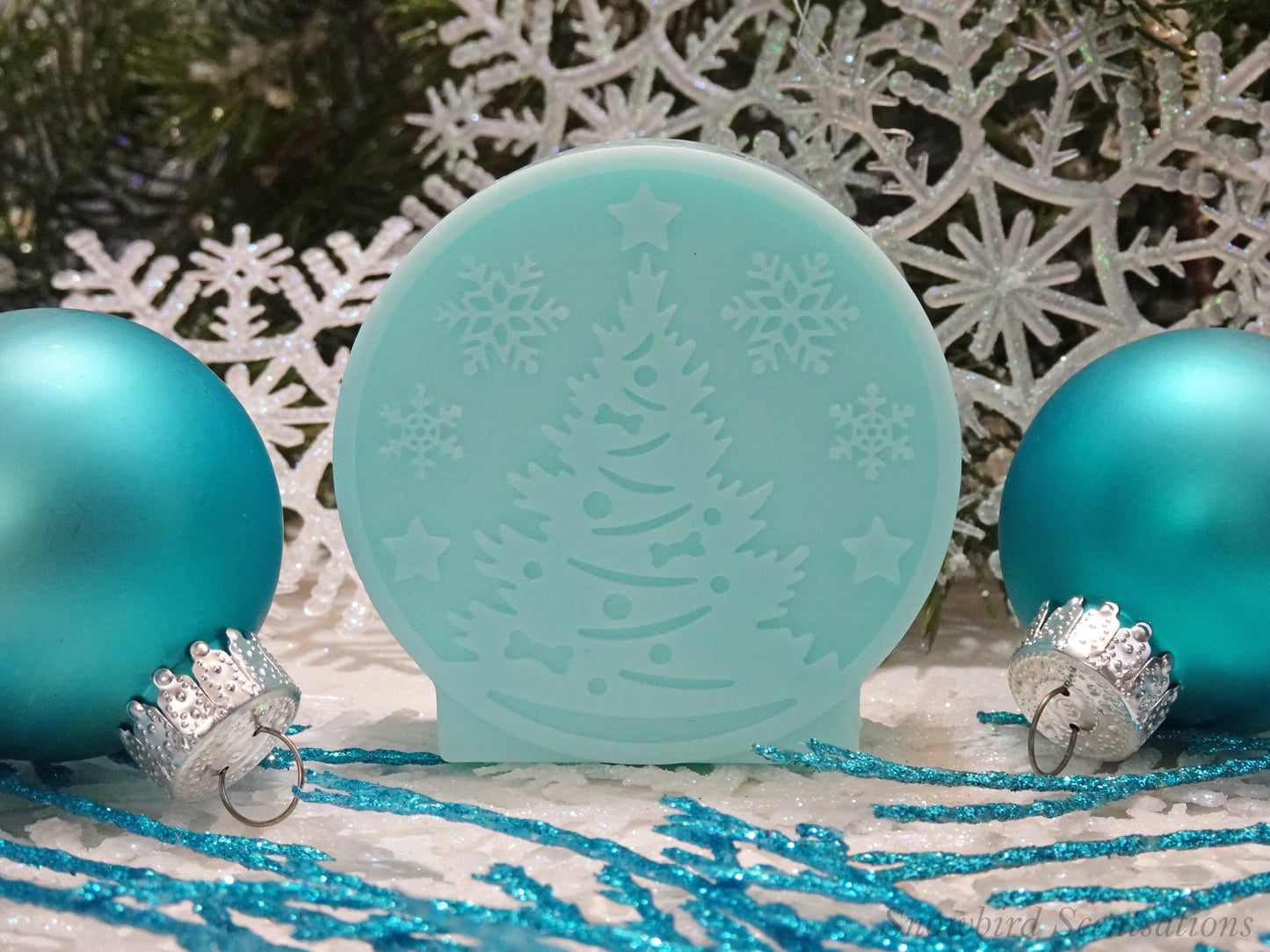 Christmas Tree Snow Globe (Solid or Painted)