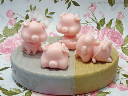 Pig with Purse Soap - Assortment of 4 (Solid)