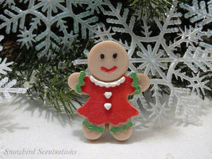 Santa Hat, Christmas Tree, Snowflake, Snowman, Gingerbread Boy, & Gingerbread Girl - Set of 6 (Solid or Painted)