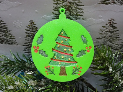 Christmas Ornament Soaps - Assortment of 7 (Solid or Painted)