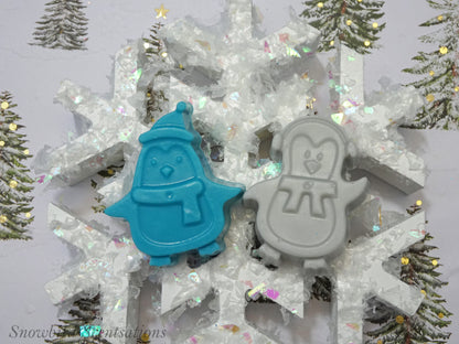 Penguin with Earmuffs or Toboggan (Solid or Painted)