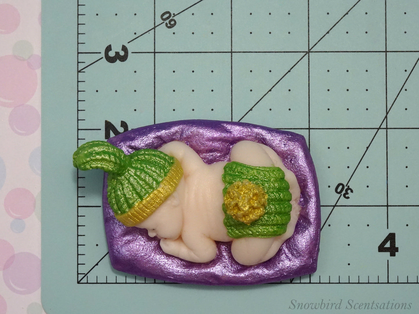 Baby on Pillow (Painted)