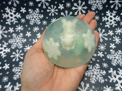 Polar Bear in Snow Globe