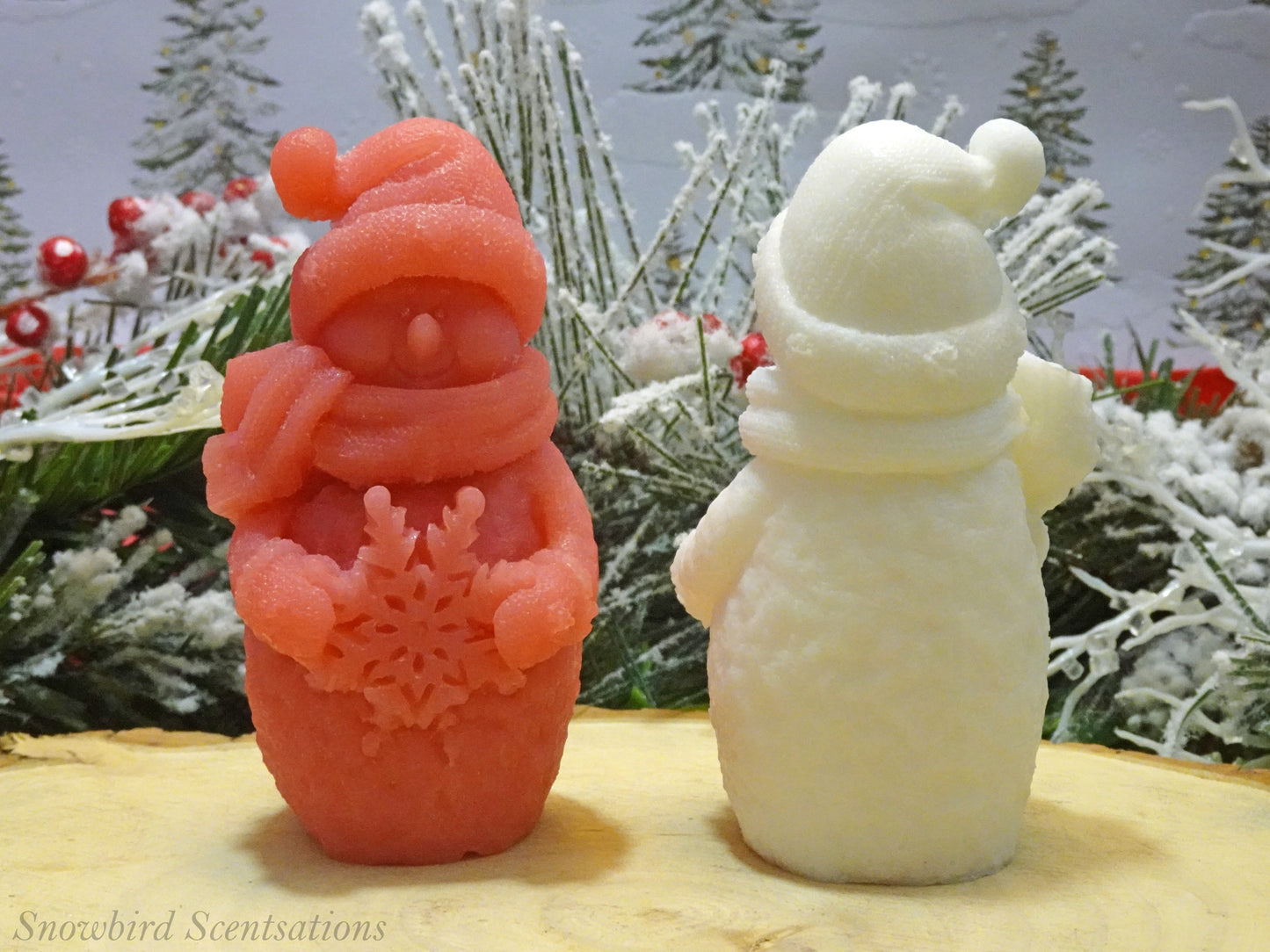Snowman with Snowflake (Solid or Painted)