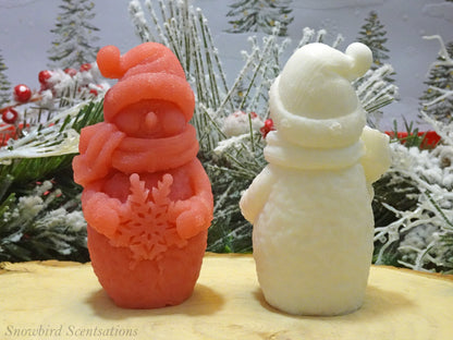 Snowman with Snowflake (Solid or Painted)