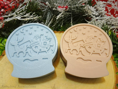 Christmas Santa Snow Globe (Solid or Painted)