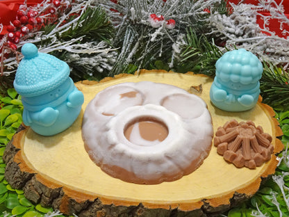 Snowmen By A Campfire Set (Solid or Painted)