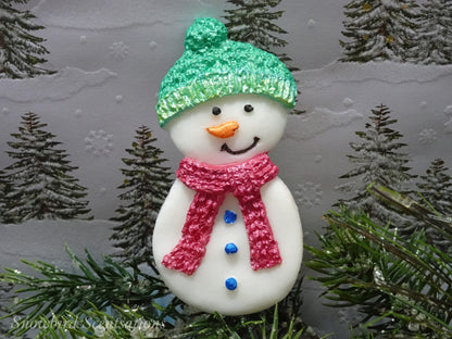 Santa, Reindeer, or Snowman Soap (Solid or Painted)