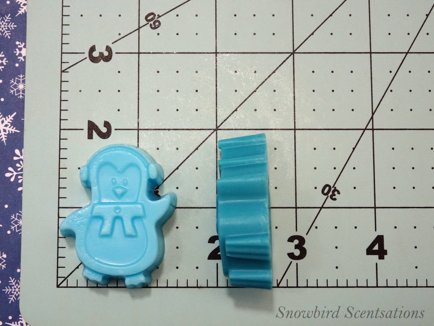 Penguin with Earmuffs or Toboggan (Solid or Painted)