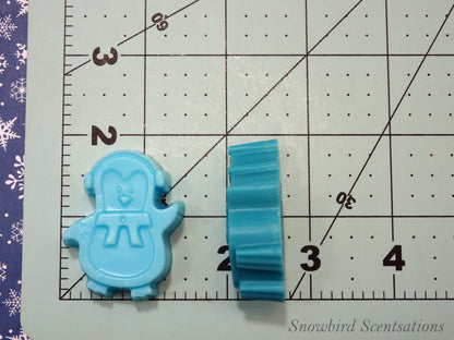 Penguin with Earmuffs or Toboggan (Solid or Painted)