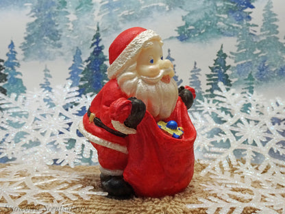 Santa with Bag in Front (Solid or Painted)