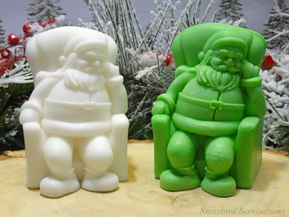 Sleeping Santa in Chair (Solid or Painted)