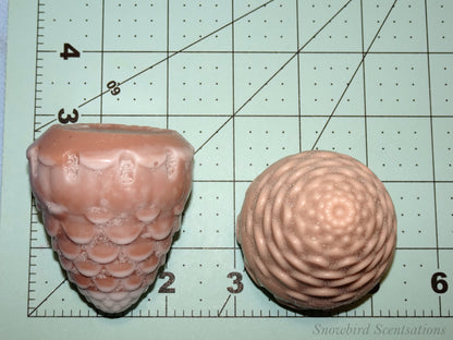 Pinecone (Solid, "Snow Covered", or Painted)