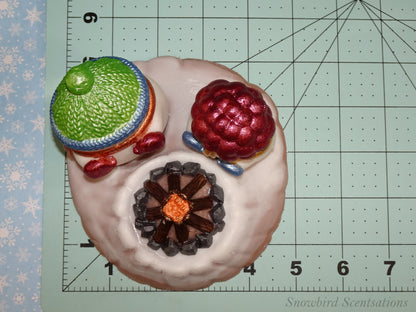 Snowmen By A Campfire Set (Solid or Painted)