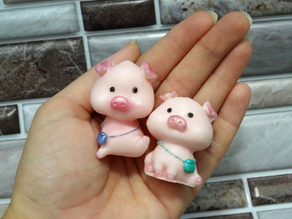 Pig with Purse Soap - Assortment of 4 (Painted)