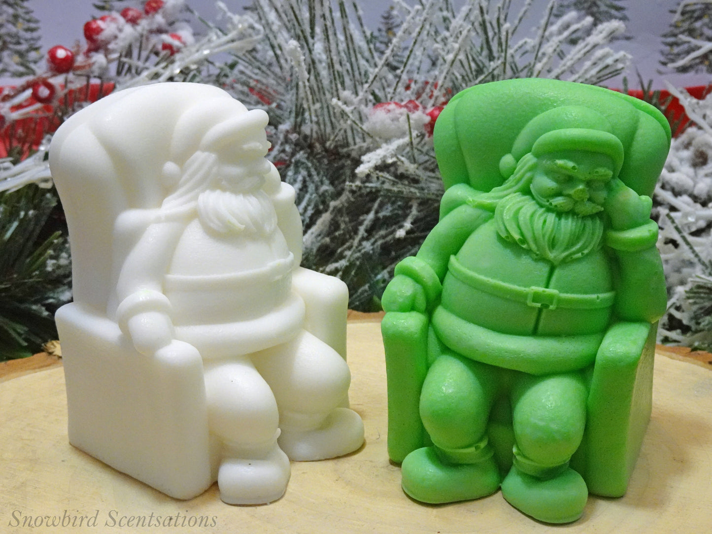 Sleeping Santa in Chair (Solid or Painted)