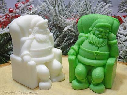 Sleeping Santa in Chair (Solid or Painted)