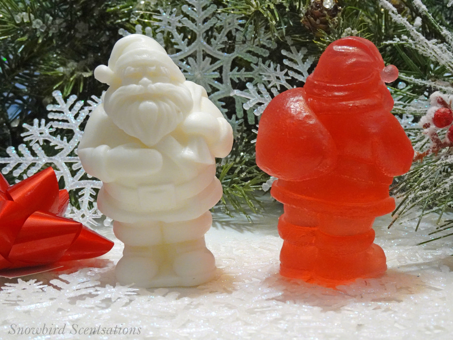 Santa with Bag on His Back (Solid or Painted)