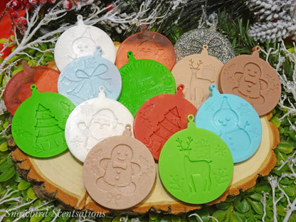 Christmas Ornament Soaps - Assortment of 7 (Solid or Painted)