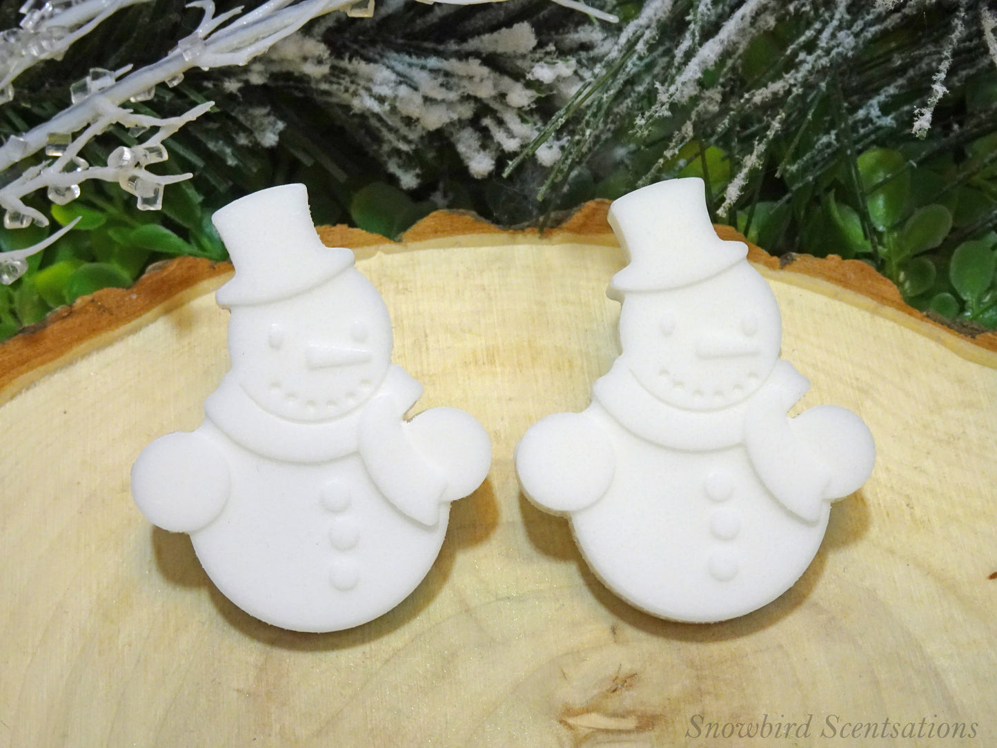 Santa Hat, Christmas Tree, Snowflake, Snowman, Gingerbread Boy, & Gingerbread Girl - Set of 6 (Solid or Painted)