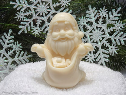 Santa with Bag in Front (Solid or Painted)