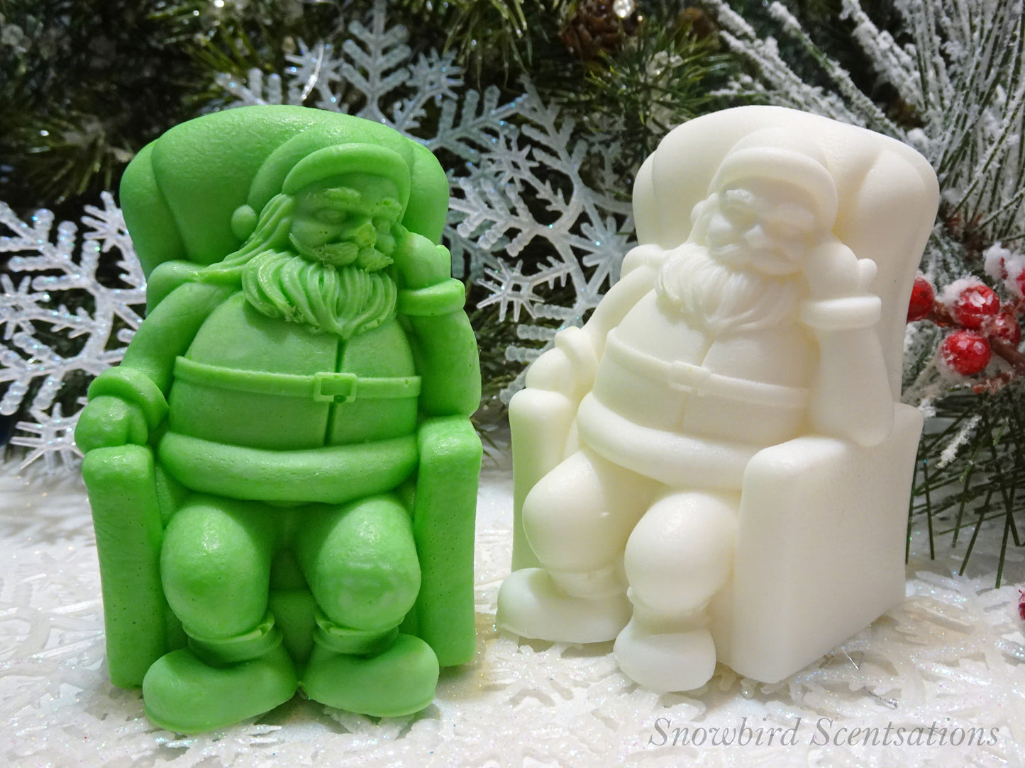 Sleeping Santa in Chair (Solid or Painted)