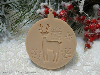 Christmas Ornament Soaps - Assortment of 7 (Solid or Painted)