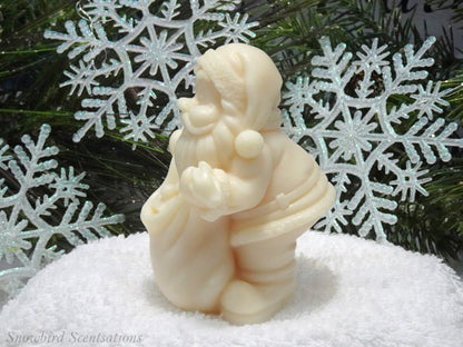 Santa with Bag in Front (Solid or Painted)