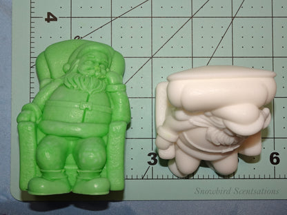 Sleeping Santa in Chair (Solid or Painted)