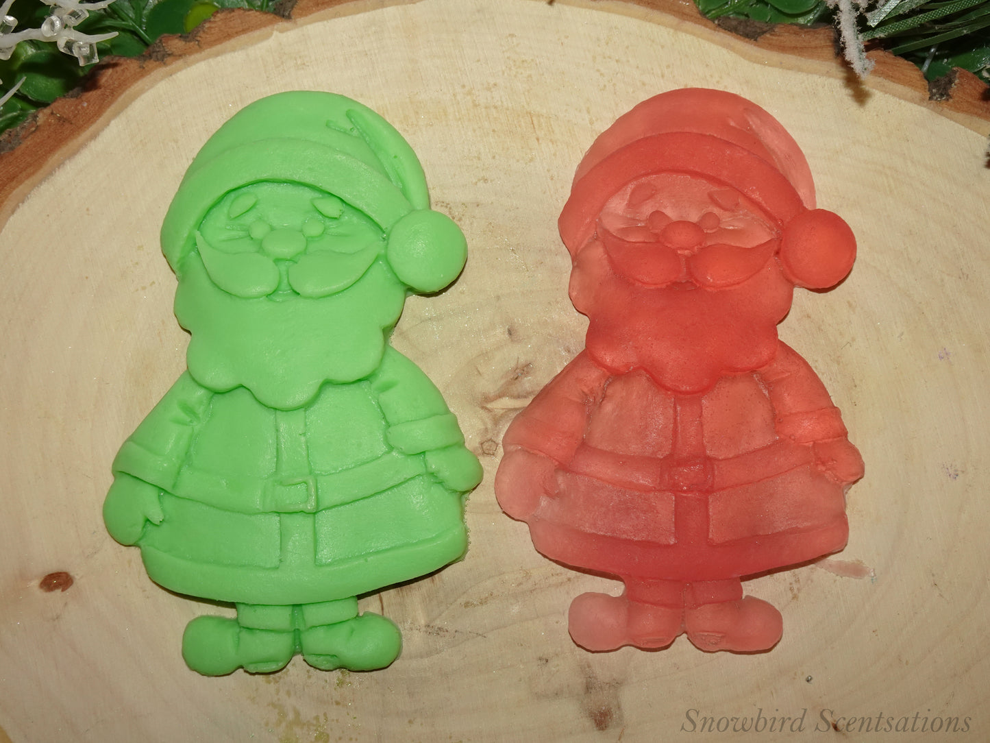 Santa, Reindeer, or Snowman Soap (Solid or Painted)