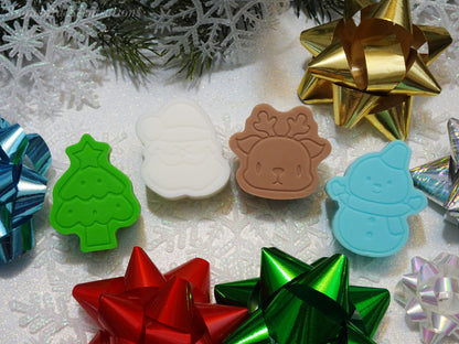 Santa, Reindeer, Snowman, & Christmas Tree - Set of 4 (Solid or Painted)