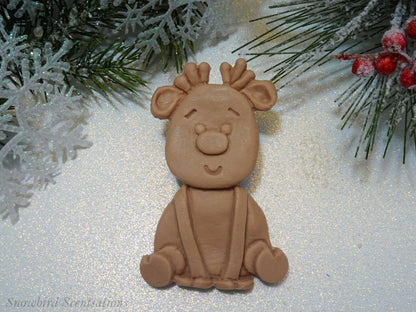 Santa, Reindeer, or Snowman Soap (Solid or Painted)