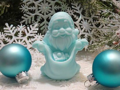 Santa with Bag in Front (Solid or Painted)