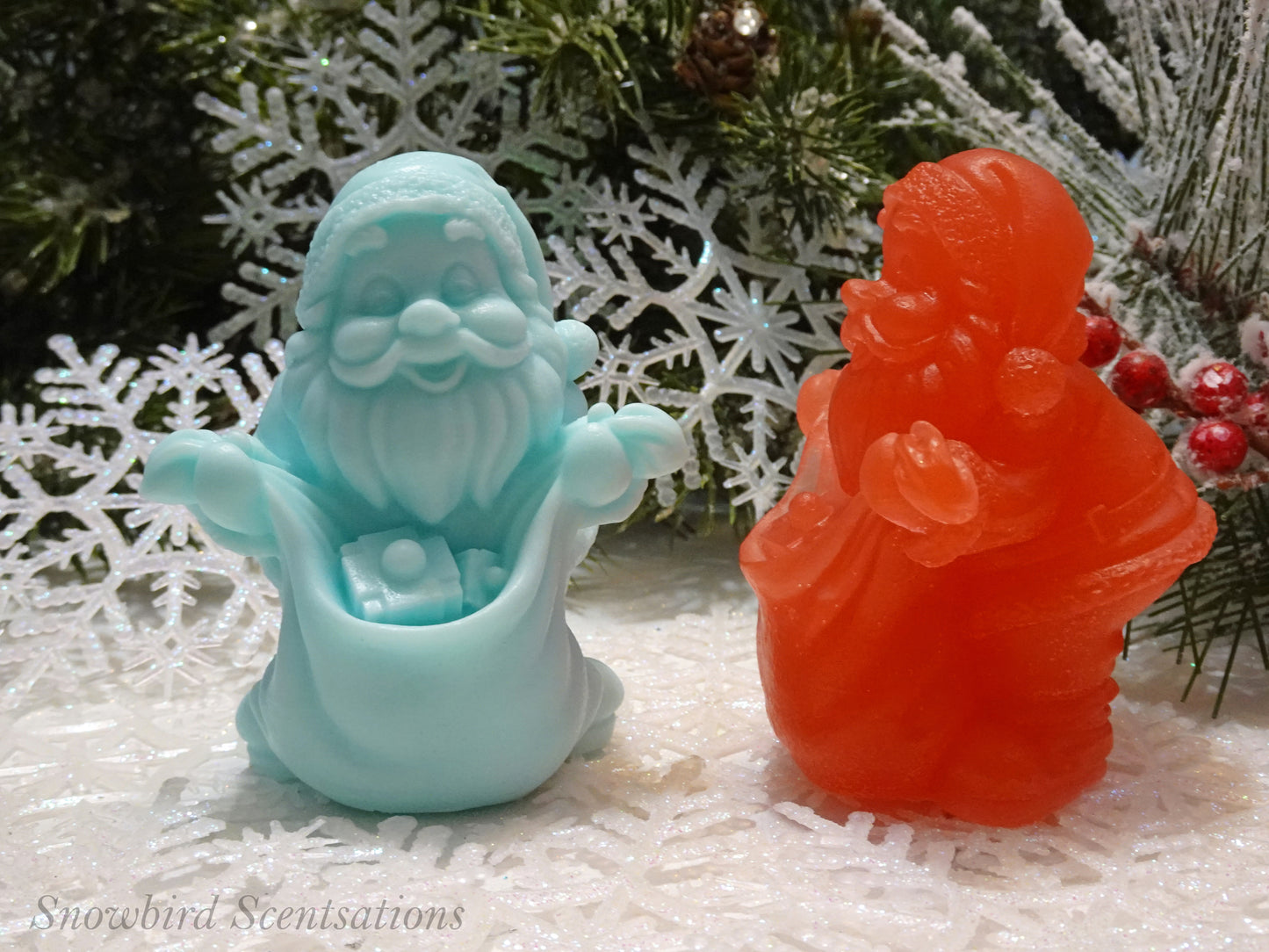 Santa with Bag in Front (Solid or Painted)