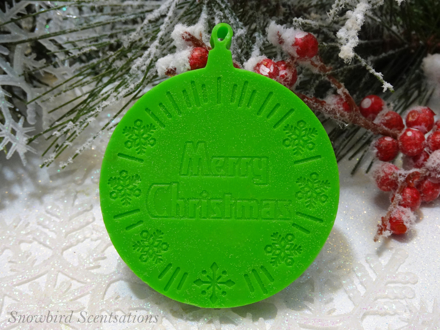 Christmas Ornament Soaps - Assortment of 7 (Solid or Painted)